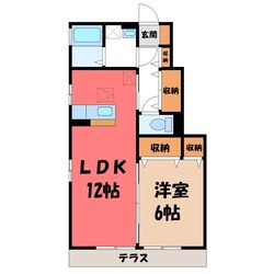 リレント Ⅱの物件間取画像